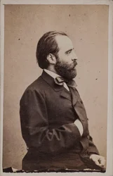 Kapellimestari ja säveltäjä Angelo Marianin muotokuva 1821-1873.