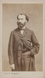 Säveltäjä Prosper Pascalin muotokuva 1825-1880, n. 1875.