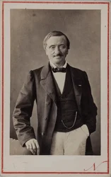 Muotokuva säveltäjä Antoine Elwartista 1808-1877, noin 1860.