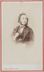 Viulisti ja säveltäjä Camillo Sivorin muotokuva 1815-1894.