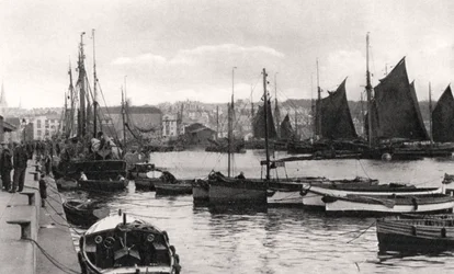 Barbican, Plymouth, Devon, 1900-luvun alku.