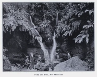 Fairy Dell Falls, Blue Mountains (m/w kuva)