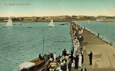 St Kilda laiturilta, Melbourne, Victoria, Australia (kuva)