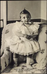 Preussin prinssi William nojatuolissa