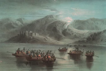 Garibaldin miesten maihinnousu Capo dell