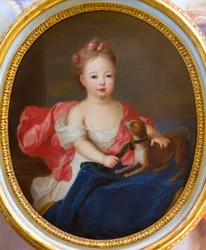Pierre Gobertin muotokuva Lorraine-prinsessasta, öljy kankaalle