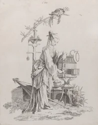 Air, elokuvasta The Four Elements, 1738-49.