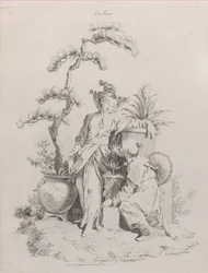 Maa, neljästä elementistä, 1738-49.