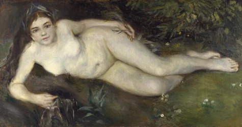 Nymfi virran varrella, 1869-1870