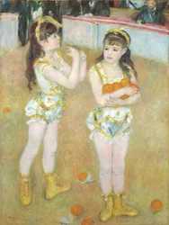 Akrobaatit Cirquessa Fernando Francisca ja Angelina Wartenberg, 1879.