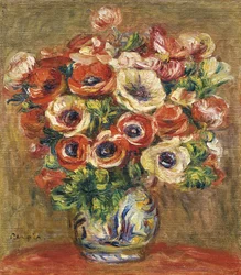 Anemones maljakossa, n. 1915