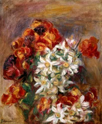 Kukkia. Pierre-Auguste Renoirin maalaus (Pierre Auguste Renoir)