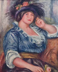Tyttö ruusun kanssa, 1913, 1923