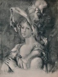 Dieterlen puolipitkä muotokuva, n. 1899, 1946
