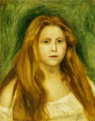 tytön pää; Nuoren tytön päällikkö, 1888