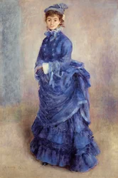La Parisienne, Sininen nainen
