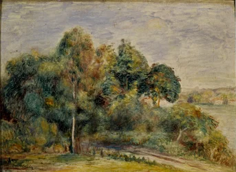 Maisema. Pierre Auguste Renoirin maalaus (Pierre-Auguste