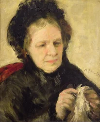 Madame Theodore Charpentier (1802-75) n. 1869 (öljy kankaalle)