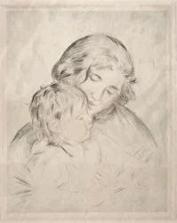 Äiti ja lapsi, 1896.