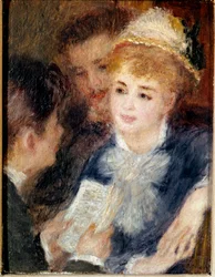 Roolin lukeminen. Pierre Auguste Renoirin maalaus (Pierre-Auguste
