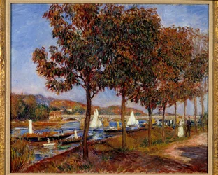 Argenteuil-silta. Pierre Auguste Renoirin (1841-1919) maalaus