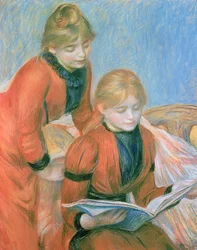 Kaksi sisarta (pastelli)