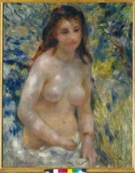 Naisen torso auringossa
