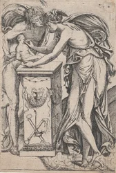 Apollo ja kuvanveiston henki, 1607-61.