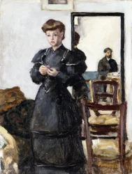 Sisustus, n. 1905 (öljy kankaalle)