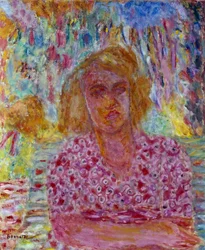 Colette Carren muotokuva. Pierre Bonnardin (1867-1947) maalaus, 1900-luku. Yksityinen kokoelma