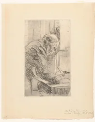 Taiteilija Edouard Vuillardin muotokuva