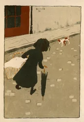 Pieni pyykkityttö, 1896