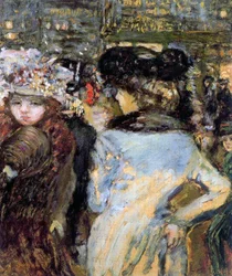 Kaksi naista, Place Clichy, Pariisi, 1905