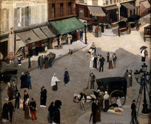 Place Pigalle Pariisissa, 1880-luku.