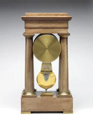 Desimaalikello, noin 1798-1805 (mänty, messinki ja emali).
