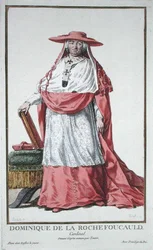 Kardinaali Dominique de la Rochefoucauld (1712-1800), teoksesta 