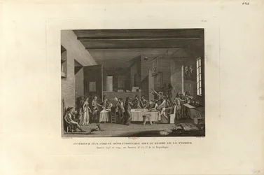 Vallankumouksellisen komitean sisällä terrorin vallan aikana, 1802.