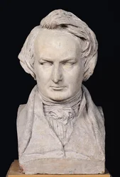 35-vuotiaan Victor Hugon (1802-85) rintakuva, 1837