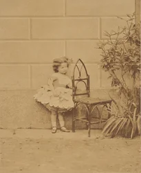 Edelleen maalaismainen tuoli, 1860-luku.