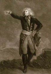 Napoleon Bonaparte Italian armeijan päällikkönä (1796-1797) - Kaiverrus Pierre Michel (Pierre-Michel) Alix (1762-1817)
