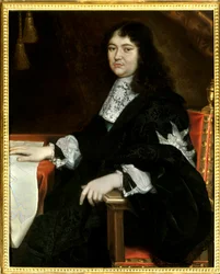Michel Le Tellierin muotokuva, markiisi de Louvois (1641-1691) Pierre Mignardin (1612-1695) maalaus 1600-luvulta. On mainittava: Reims, Musee Des Beaux Arts - Michel Le Tellierin muotokuva, Marquis de Louvois (1641-1691). Pierre Mignardin maalaus