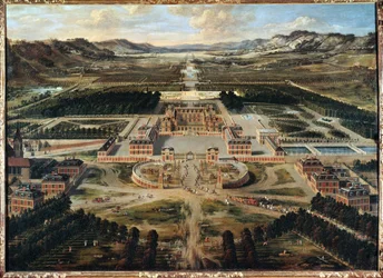 Näkymä Versaillesiin (maalaus kankaalle)