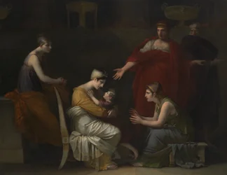 Andromache ja Astyanax, 1813-17, 1823-24.