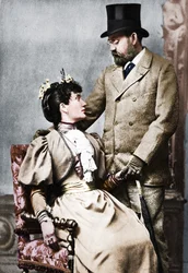 Emile Zola ja Jeanne Rozerat, c1890, 1939