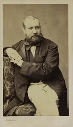 Muotokuva säveltäjä Charles Gounodista 1818-1893, n. 1870.