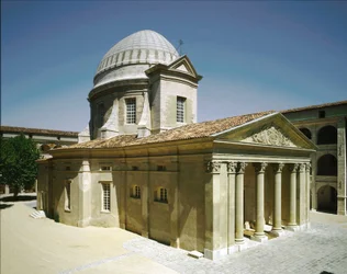 La Vieille Chariten kirkko, Marseillen luostari, Ranska. Barokkiarkkitehtuuri, Pierre Puget