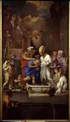 Konstantinuksen kaste (Konstantinus I Suuri, 270-337). Pierre Puget
