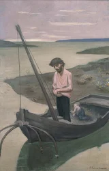 Köyhä kalastaja. Noin 1887-92