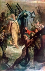 Kylän palomiehet, yksityiskohta, 1857