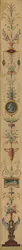 Koristepaneeli, 1790-luku.